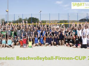 Dresden: Beachvolleyball-Firmen-CUP 2022